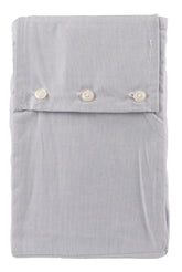 Ralph Lauren Home Organic Reversible Oxford One Standard Sham 20x28 Inch Blue white